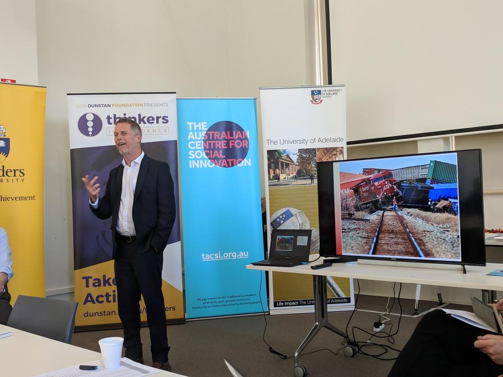 Dr Guy Turnbull on the 'train wreck' on the way if we don't do something fundamentally different in our social care systems - ageing, disability, health @OzInnovation