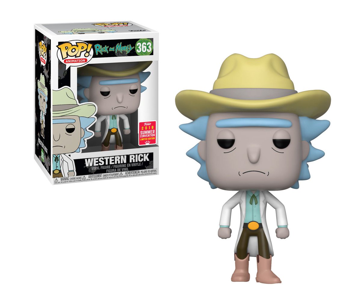 RT &amp; follow <a href="/OriginalFunko/">Funko</a> for a chance to WIN a Summer Convention Exclusive Western Rick Pop!