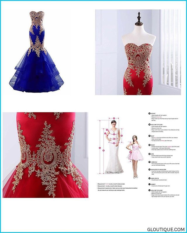 changuan mermaid evening dress