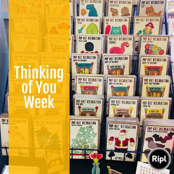 PopOutCardCo's tweet photo. This week is The Greeting Card Association’s #thinkingofyouweek. Instead of sending an email or text message, why not put good old pen to paper and send some love via the written word 📝 
#sendacarddeliverasmile #textlesswritemore
📷: courtesy of the lovely @cardsandgiftswithnic https://t.co/6p1fWtg2kQ