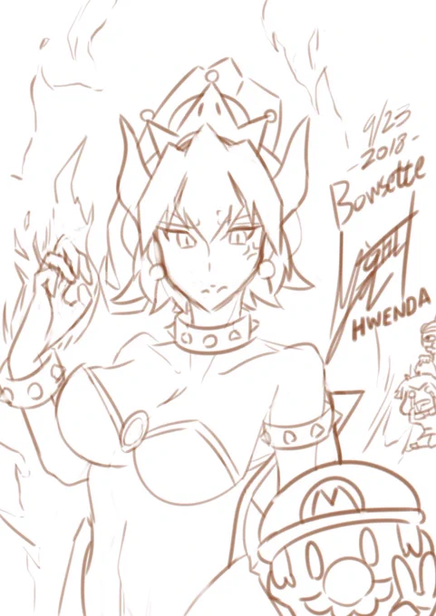 Quick doodle sketch for fun.
Yay first post
#bowsette #Bowsette #クッパ姫 