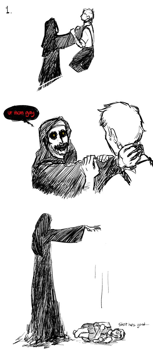 SnakeDraws's tweet photo. Shitposts galore

#shitpsot #meme #no_u #TheNunMovie #urmomgay #TheNunMovie #fanart https://t.co/E8mwS3qDV0