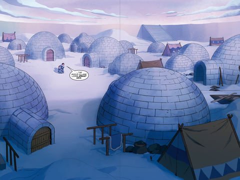 And then there’s stuff like the igluvijait (snow houses) in Katara and Sokka’s Southern Water Tribe village, while iglu/igluit means any kind of house in many Canadian Inuktitut dialects