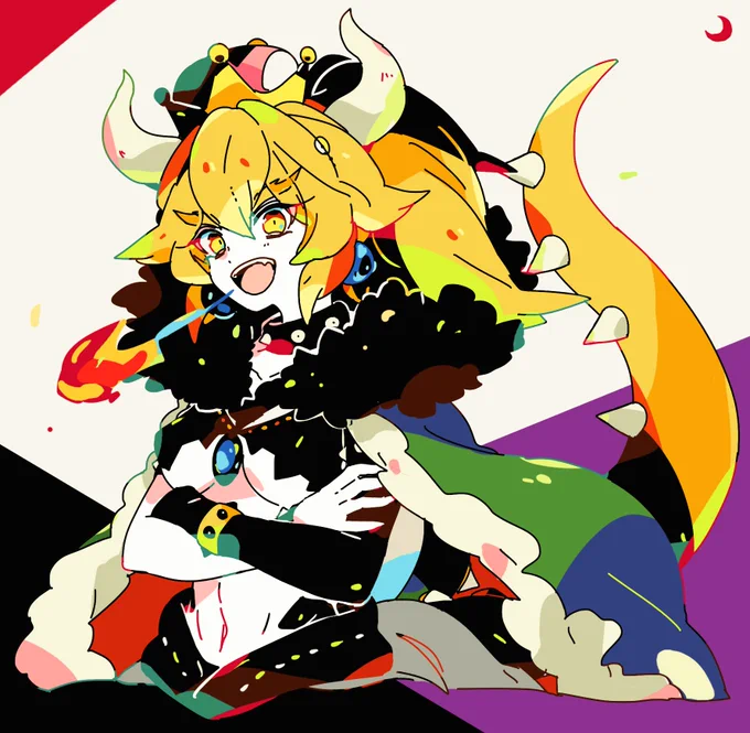 ちょっとアレンジしたクッパ姫 