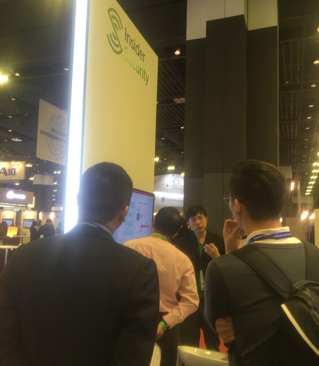 InsiderSecurity's tweet photo. We had a fantastic GovWare 2018, with great response from visitors and attendees to InsiderSecurity's award-winning, IMDA-accredited, deep tech for Early Breach Detection!
@GovernmentWare #SICW2018 #GovWare2018 #EarlyBreachDetection https://t.co/Kw0ExXk0LG