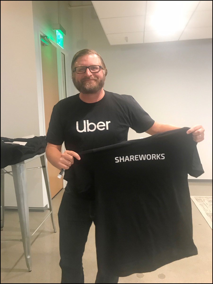 Taking a page out of our customer's <a href="/Uber/">Uber</a> playbook for @Solium new Shareworks t-shirts.