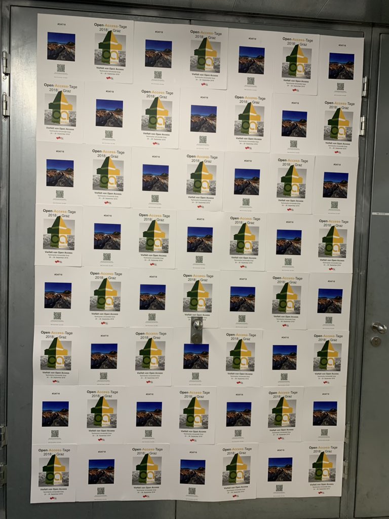 roxikoitz's tweet photo. I guess open access days are coming #oat18 #startingtoday @tugraz https://t.co/ESCmKo1nMC
