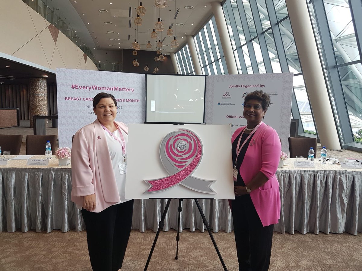 We are proud to be the sponsor of Wear The Pink Ribbon campaign. @TeenaPisarev was honoured to speak at @bcfsg press conference on the importance of corporate support for Breast Cancer awareness. #everywomanmatters #breastcancer #breastcancerawareness #icongroup