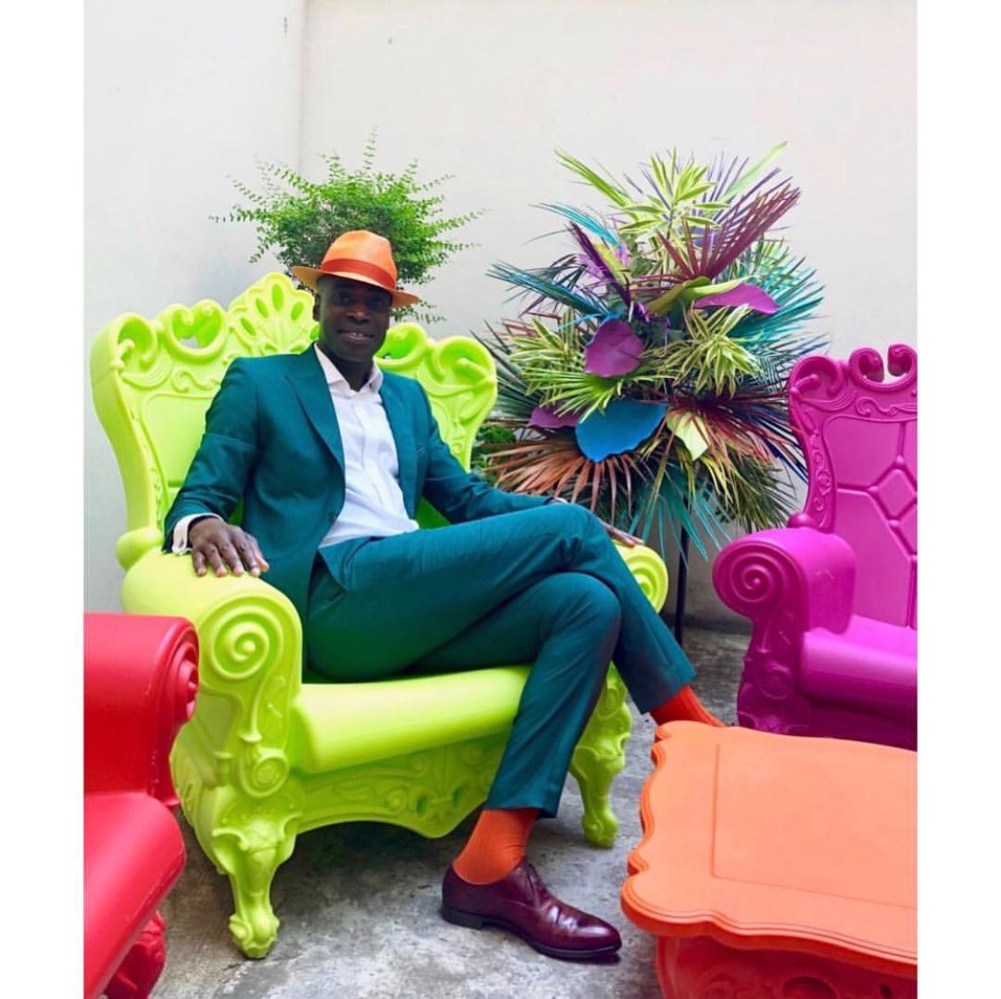 Loving the colour : Marc Wallace forest #green #tailored #suit winter shades ideas for accessories