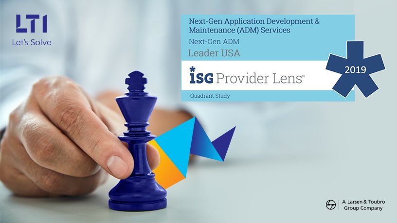 ltm_ofcl's tweet photo. LTI’s focus on #innovation and its #Digital Ways of Working (WoW) approach to deliver amplified #business outcomes earned a “ Leader” positioning in @ISG_News Provider LensTM Next- Gen ADM Services Quadrant Report 2018. Know More. https://t.co/FszbbBYzqq #LetSolve #AppDev #B2B https://t.co/QOislWPUta