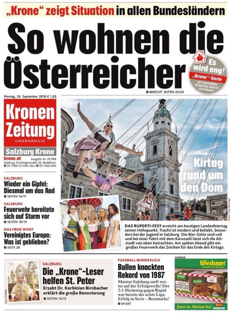 Titelblatt Bild Zeitung Heute - Test 3