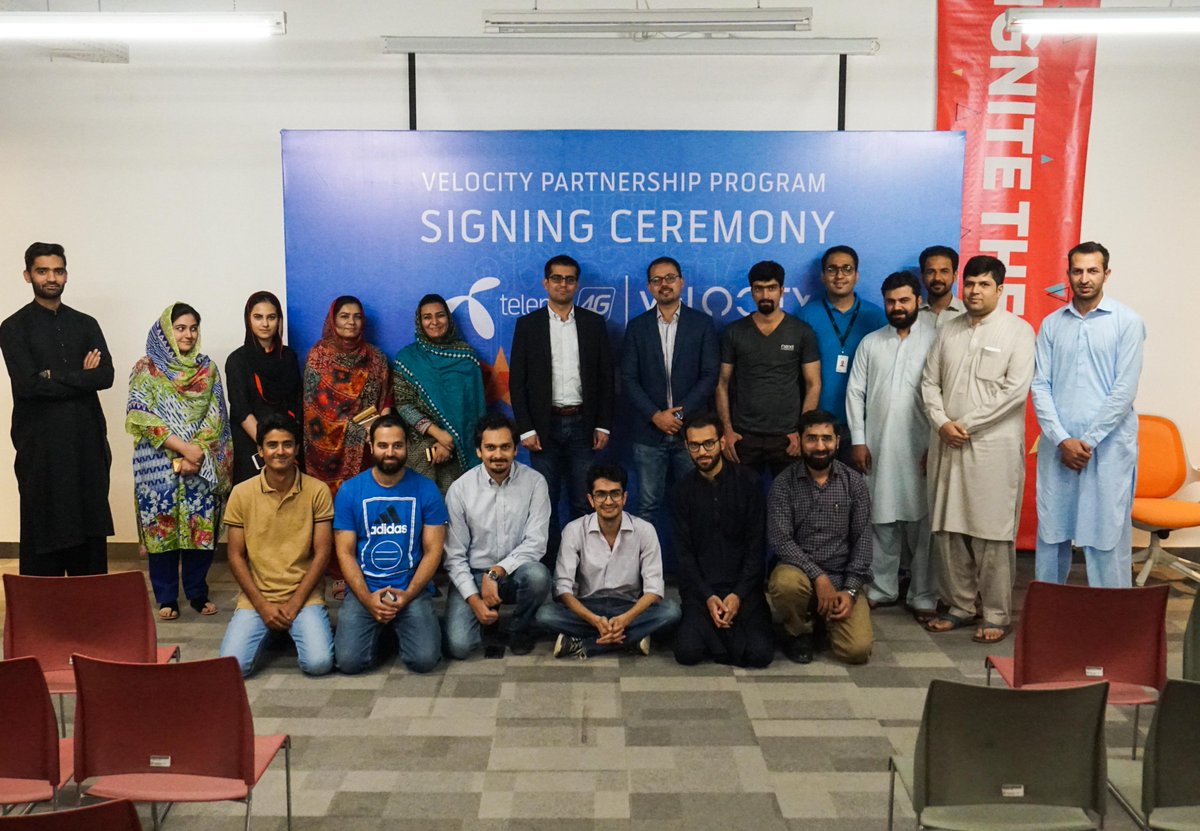 NIC Peshawar partners with <a href="/TelenorVelocity/">Telenor Velocity</a> to strengthen the entrepreneurial ecosystem under velocity partnership program. 
#NICpeshawar #IgniteTheSpark #Ignite #Incubator #Accelerator #Startup #Peshawar #TelenorVelocity #Telenor
<a href="/IgniteNTF/">Ignite</a> <a href="/angelspakistan/">Yusuf Hussain</a>  <a href="/LMKTOfficial/">LMKT</a>