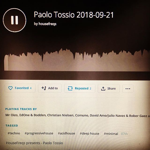 paolotossiodj's tweet photo. #happymonday to all of you around the Globe 🌎
#podcast ready for you listeners
https://t.co/klRhc9SdRb #qualitymusic #qualitytime #loveistheanswer #keepspinning #housemusic #techhouse #techno #dj #musicproducer #electronicmusic #housefreqs #lovevibrat… https://t.co/xiBRPGf6UH https://t.co/BELE7HpNuM