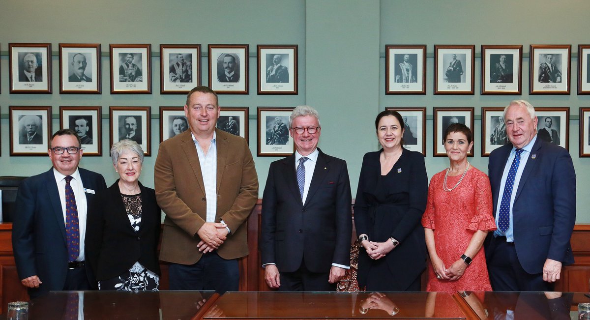 a_palaszczuk's tweet photo. Such a great day catching up with regional mayors and councillors as part of my government’s Governing from Toowoomba/Darling Downs program. Looking forward to the community reception tonight. @toowoombaregion https://t.co/fiD5KQIufq