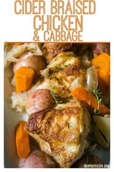 swissdiamond's tweet photo. Cider Braised Chicken and Cabbage, and easy one-pot meal! An easy meal to prepare with hard cider braising chicken, cabbage, and veggies! Comfort food at its finest! #appleweek #ad #sponsored #chicken #cabbage #hardciderchicken swissdiamond #everydayeileen via everydayeileen https://t.co/k8CJ09M8Z7