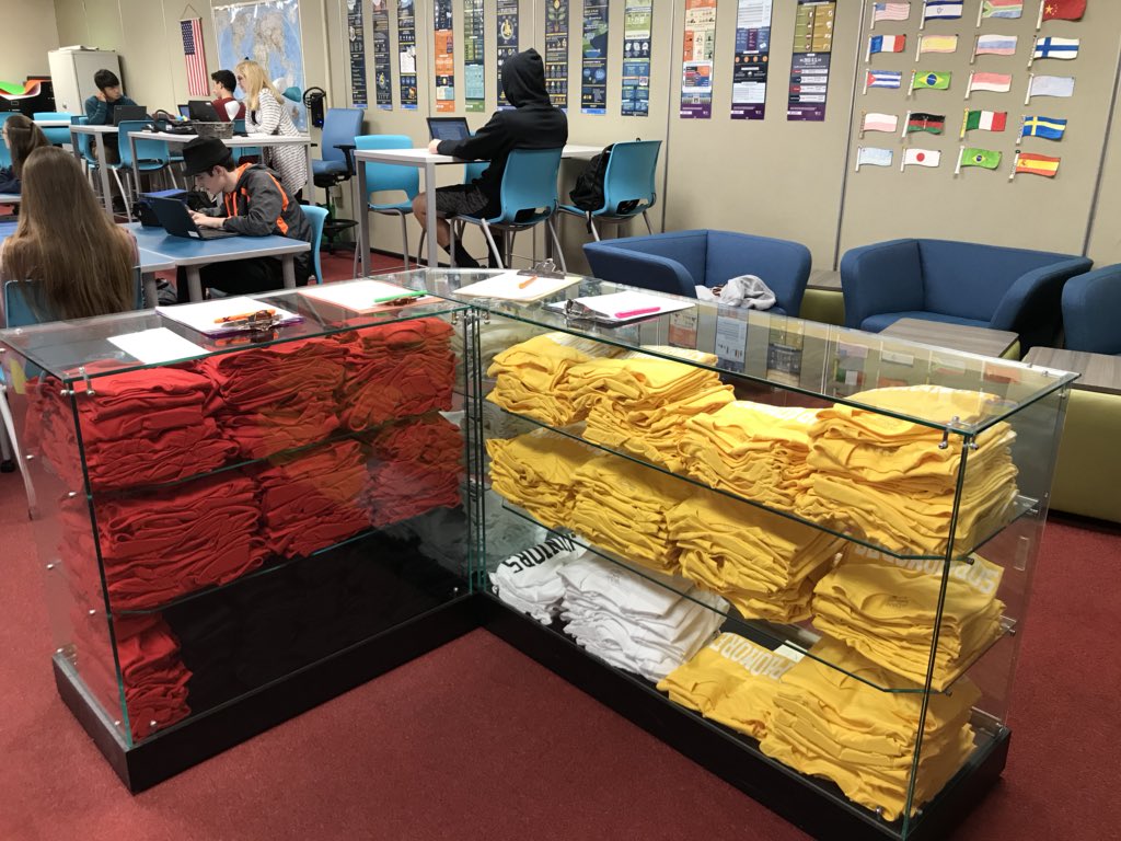 Class colored tees are in! Swing by room 160 to pick up your tee!!!📍