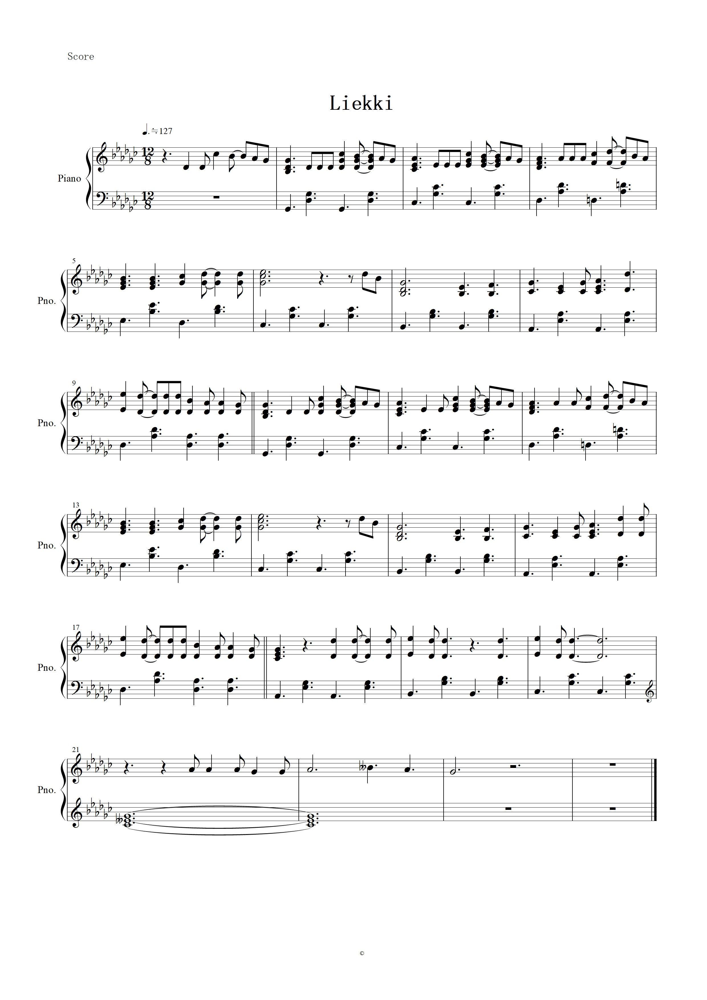 楽譜 Short まとめ Twitter