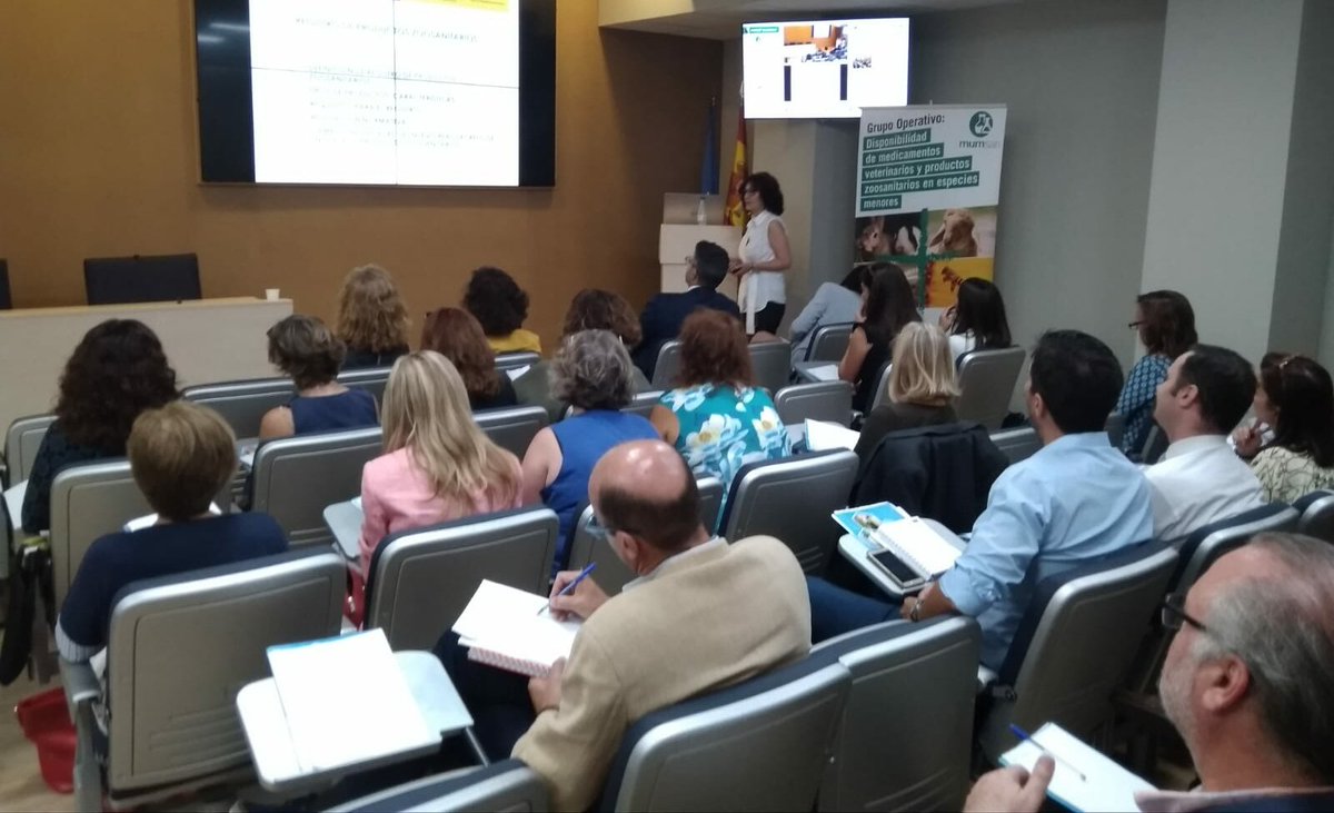 Marìa del Sol García del @mapagob comenta "Los cambios del nuevo Real Decreto sobre Registro de productos zoosanitarios" #10AÑOSVetmasi #sanidadanimal #animalhealth #Medicamentos #veterinarios