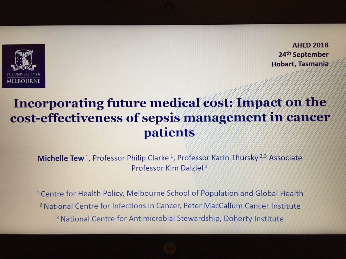 michelletsp's tweet photo. Spent the day listening and learning from other PhDs students at #AHED today. Thank you Dr Liz Schroeder for the insightful thoughts and detailed feedback on my future cost paper #HealthEconomics #sepsis #AHES18 @NCICancer https://t.co/YdnNMj4J8y