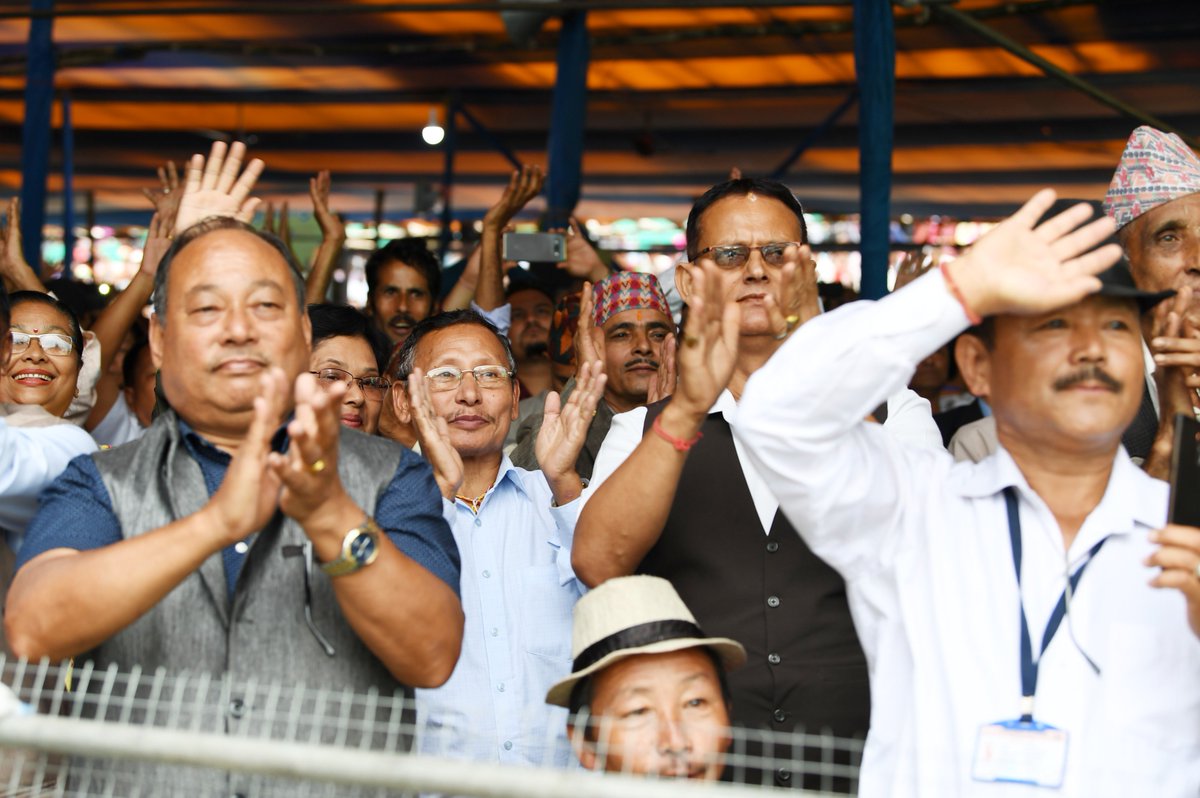 Addressed a public meeting in Pakyong, Sikkim. Talked about the numerous steps being taken for the transformation of the Northeast particularly towards improving connectivity, infrastructure, agriculture among other areas. Sharing my speech. facebook.com/narendramodi/v…