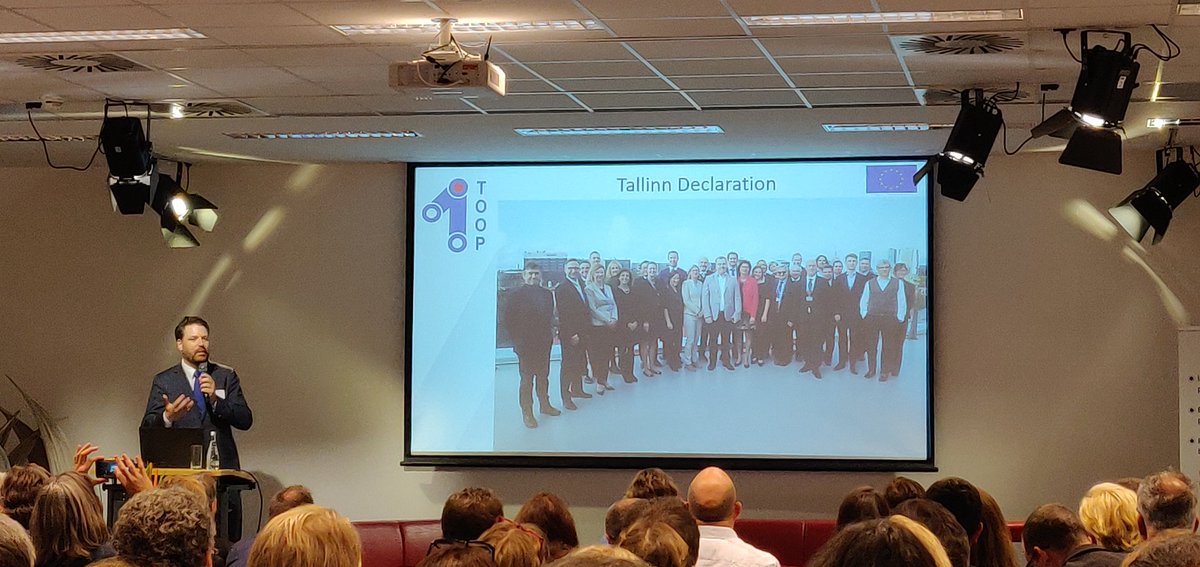 Geo_Zoid's tweet image. Prof. Robert Krimmer @robertkrimmer, project lead of #TOOP4EU stating the importance of committing to the #OnceOnlyPrinciple