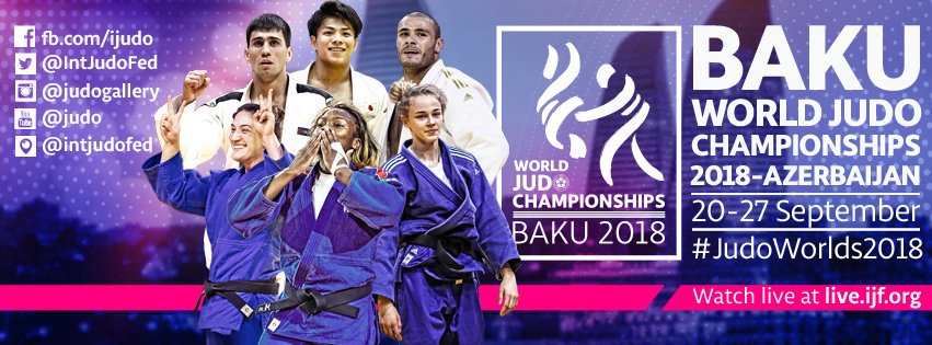 Al aire por <a href="/LaTeleTuya/">Tele Tuya</a>, Día 5 de los Campeonatos Mundiales de Judo, Bakú 2018.

Hoy con las categorías -70 Kg. femenino y -90Kg. masculino.

En exclusiva, lo mejor del Judo mundial.

Junto a <a href="/efrendez/">Efren Mendez</a> y <a href="/SenseiSoazo/">Soazo7</a>.

¡Bienvenidos!

#JUDOxTLT 🥋 🥇🥈🥉