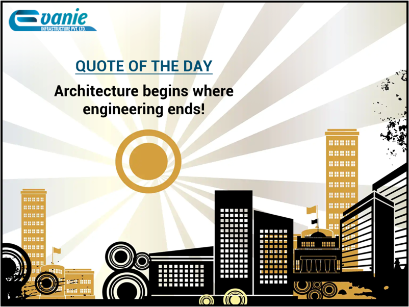 EvanieInfra's tweet photo. Quote of the day: Architecture begins where engineering ends!

#Quoteoftheday https://t.co/HRDH3WoKSF