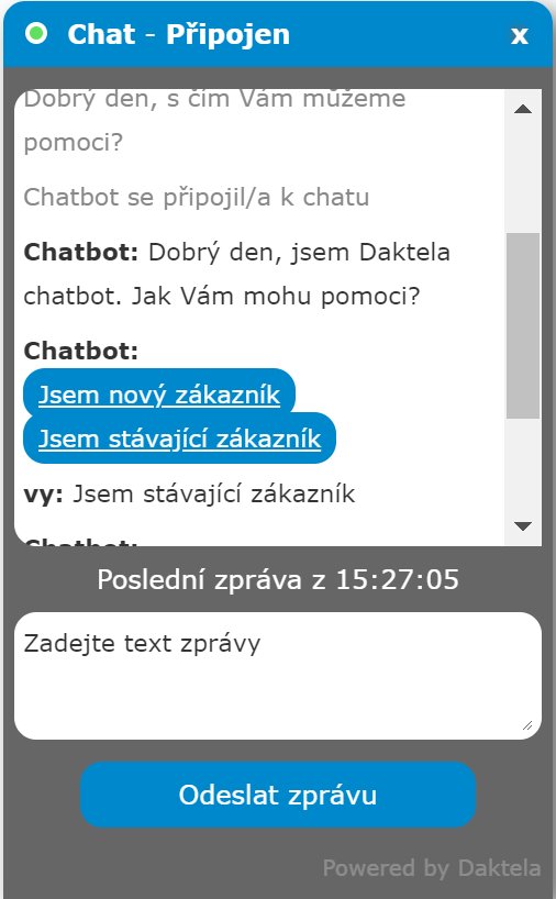 daktela's tweet photo. #Chatbot za 5 minut - v rámci #DaktelaLabs si můžete během chvilky sami nakreslit jednoduchého chatbota. Vyzkoušejte sami na https://t.co/DnSzNS4dWU #InnovationForEveryone #ContactCenter #Omnichannel https://t.co/OpfNoFypC2