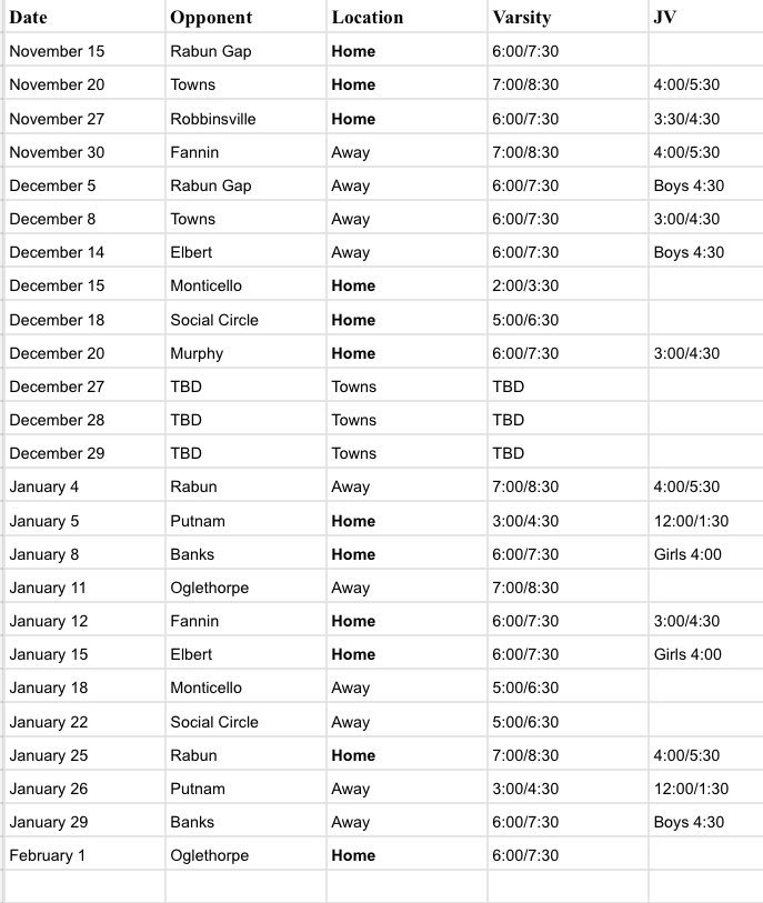Here it is!! Our 2018-2019 basketball schedule!! 🏀😈🏀😈 #family #ucbasketball 
<a href="/BlitzSportsGA/">🅱🅻🅸🆃🆉</a> @AccessNGASports <a href="/hotrodtodd25/">Todd Forrest 🇻🇦</a> <a href="/ngscoreboard/">North Georgia Scoreboard</a>