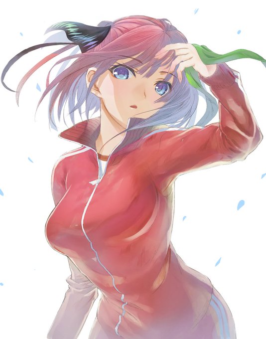 アサクラヒロギクさんがTwitterに投稿した中野二乃(五等分の花嫁)のイラスト。