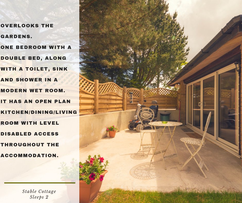 At Kingslakes we can offer  #fullaccessibility  accommodation, like our Stable Cottage. Please contact us if you have particular requirements you would need help with during your stay and we will try our best to help. 
#Booknow on  goo.gl/FEgpFs