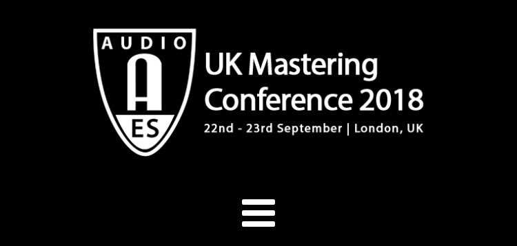 telegraphdragon's tweet image. Huge thank you to crew organizing AES London Mastering conference. It was fantastic top to tail. Photo of Sean Davies @blacksaloon and @KatieTavini #AESmastering2018