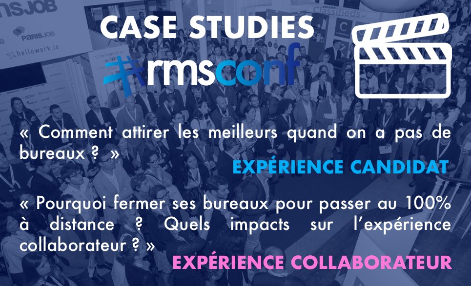[ESPACE ACTION 🎬] : Case Studies #rmsconf - Thématique sur la #dématérialisation

Kevin Sennoun @needonefr animera le côté #ExpérienceCandidat
 Émilie Lebrun de @Addict2Work animera celui #ExpérienceCollaborateur

🎟️ Inscrivez-vous 👉rmsconf.com/paris/ 

#RH #CaseStudy