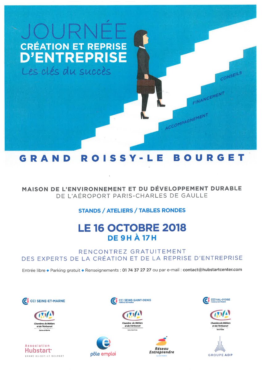 RE_Valdoise's tweet photo. Vous avez un projet de création ou de reprise d'entreprise ?
Vous ne savez pas par où commencer ?
RDV le 16/10/2018 pour rencontrez les experts de la création et reprise !
#adp #poleemploi #reseauentreprendreidf #hubstartroissy #cciidf #cmaidf https://t.co/P3SexYELeJ