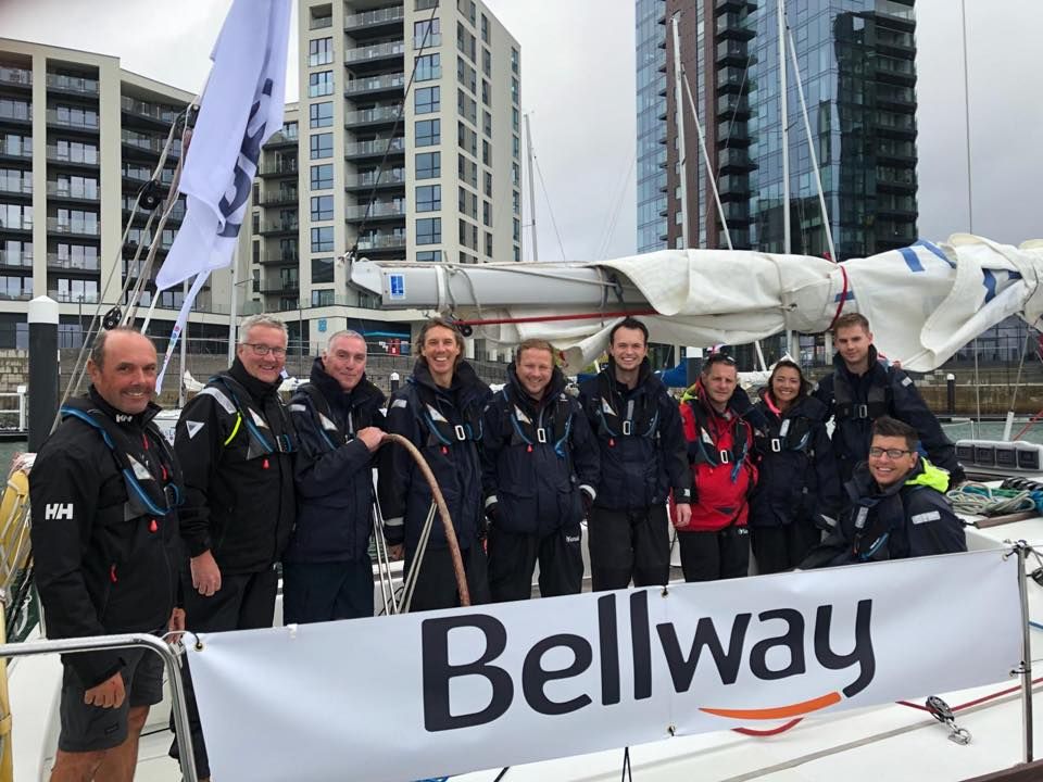 Great sailing from #Bellwayhomes who came in a very close second!! 

#PropertyCup #Sailing #property #TYMSBS18 @Theyachtmarket <a href="/SotonBoatShow/">Southampton International Boat Show</a>