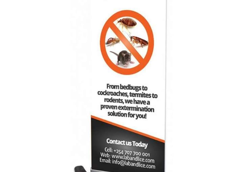 wairimumuchai's tweet photo. #SayNoToPests
Lab and lice is a cleaning sanitary and pest control company founded out of the need for a safe and healthy society. We are dedicated
to solving Pest Problems while ensuring there are No Undesirable Pests,
Call 0707 700 001
https://t.co/vcj80fDylR
#SpeedUpMedia https://t.co/FioOD5n990