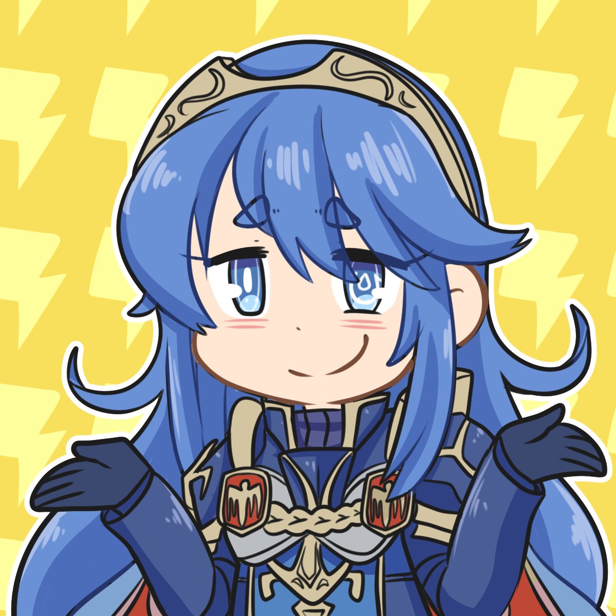 Finished icon and twitch emote commission of Lucina from. pic.twitter.com/u...