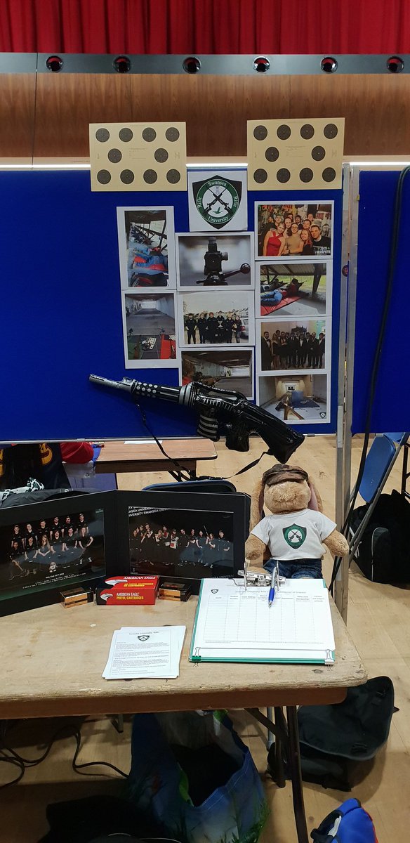 SURifle's tweet photo. It's that time of the year folks! Come visit us at Fresher's Fayre on Bay Campus today. Table 84 in the Great Hall https://t.co/mTGLPpeMGC
