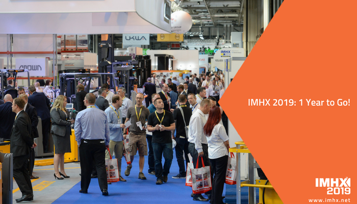 IMHX's tweet photo. The countdown begins – it is officially 1 year to go until #IMHX2019 and exhibition space is running out! Don’t miss your opportunity to promote your products and services at the UK’s largest logistics exhibition. #NECBirmingham https://t.co/v6dkOYfa2o @thenec https://t.co/zJR1dF8rqq
