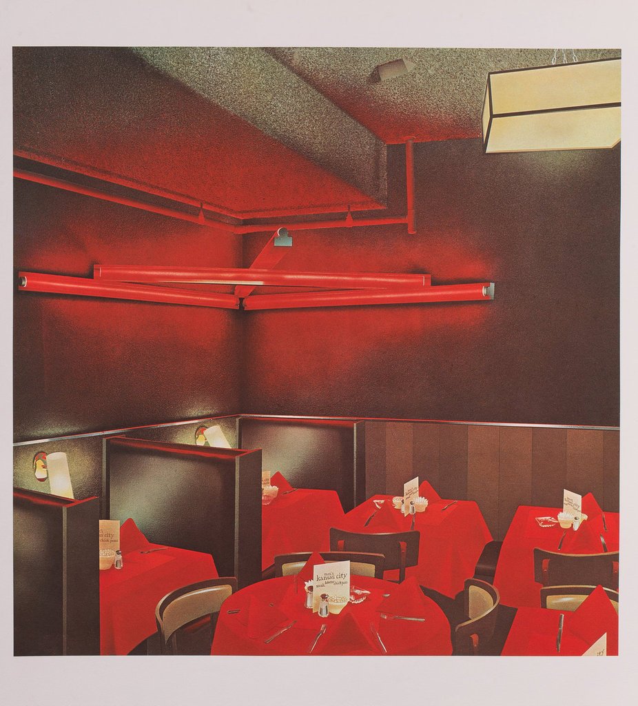 edbattle's tweet photo. PHOTO of the day | September 24, 2018 | Back Room At Max’s Kansas City | 1973 | Richard Bernstein exhibition | For 16 years, between 1972 and 1988, when we saw Interview, Richard Bernstein was the first thing we saw. Whoever appeared on its cover, beneath the lipstick-scrawl… https://t.co/Mz349SGsVa