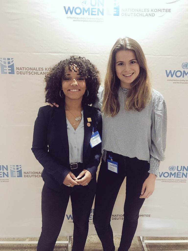 Honored to be part of today’s #HeForSheSymp in Berlin 🚺 Gender Equality is a matter of everyone - of all genders and all generations. This is why @vnsasea and me are here today to talk about #youth and #gender 🌍 #HappyMonday