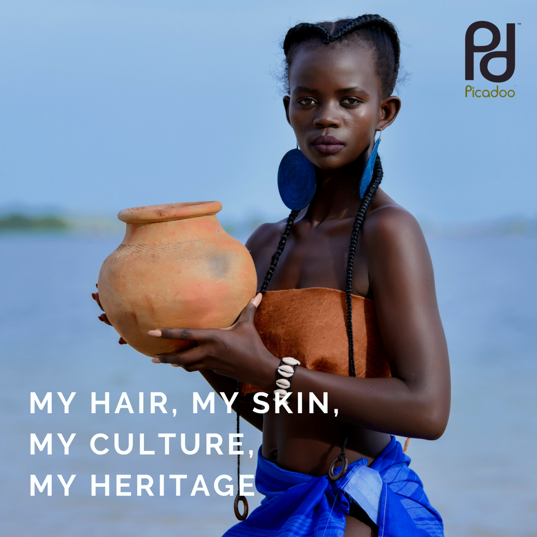 My Hair, My Skin, My Culture are my Heritage. #HappyHeritageDay #Naturalhair #Picadoo #HeritageDay #Heritage