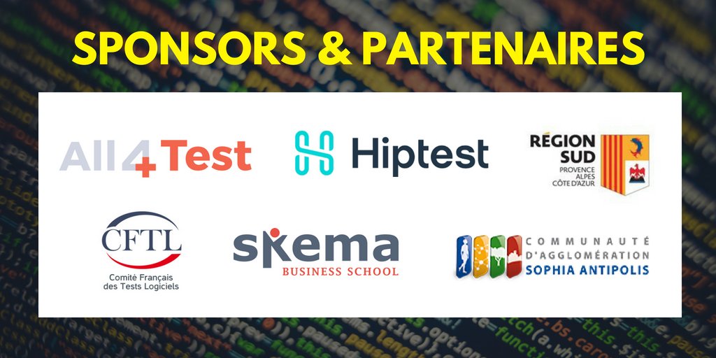 TelecomValley's tweet image. #stls2018 le 11/10 à @SKEMA_BS, une initiative de la communauté #TestLogiciel @TelecomValley soutenue par @regionpaca @CASAOfficiel @ALL4TESTadm @Hiptest_agile +infos &amp;amp; inscriptions : telecom-valley.fr/stls2018/