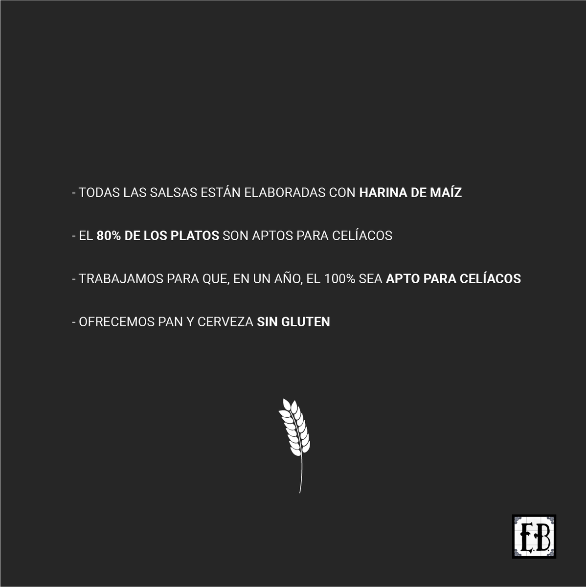 restbecerra's tweet photo. Si eres celíaco/a, no tendrás problema para degustar nuestras #tapas y platos. 😉

https://t.co/C9QmqkEmC2

#GlutenFree #Gastronomía #Sevilla https://t.co/lqIr2ZNzYt