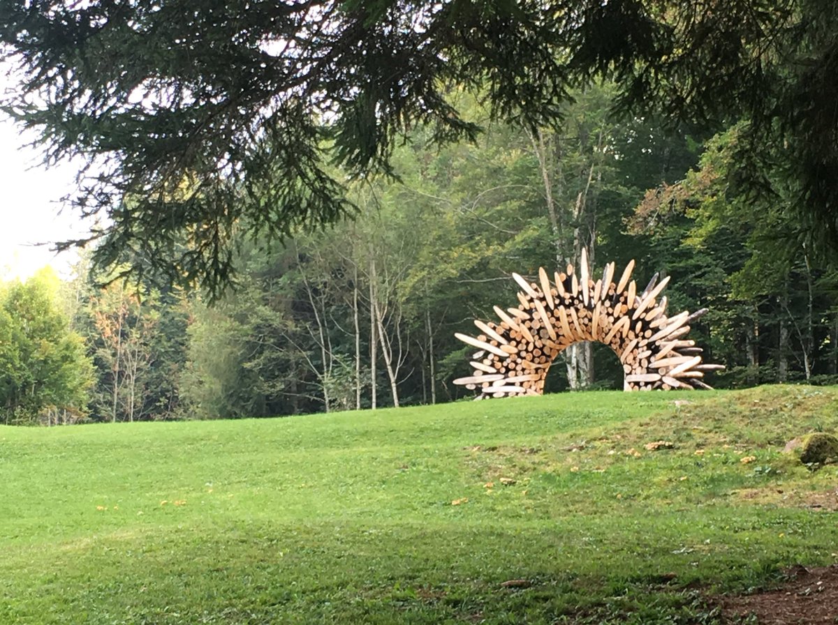 Una passeggiata tra arte e natura 🌲🍃 #Artesella #Valdisella #Trentino