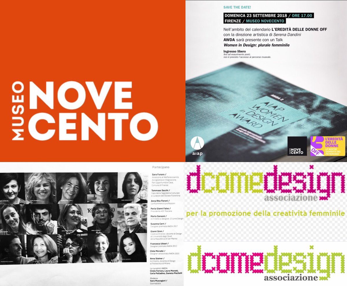 martasansoni's tweet photo. 23 settembre 2018 - Museo del Novecento -Firenze - Women in Design - Aiap - Women in Design Award - DcomeDesign https://t.co/atXEMMndg6