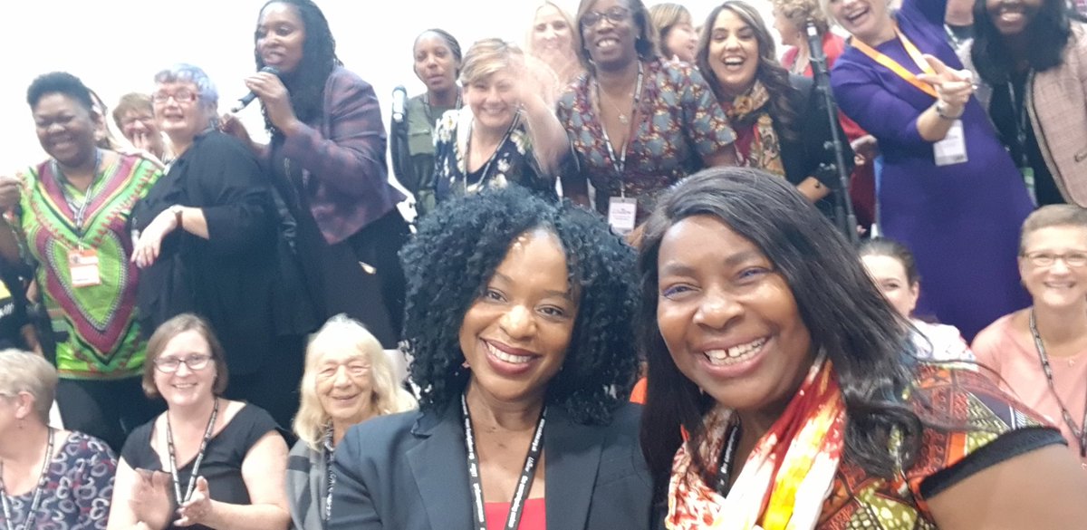 StreathamForum's tweet photo. Postcards from #Liverpool : Managed to get @DawnButlerBrent @EmilyThornberry @NazShahBfd @TracyBrabin @cllrdoradf @vicky_olisa and @maxinejames in one photo!!! @UKLabour @labourpress #Lab18 https://t.co/6jSekABAl2