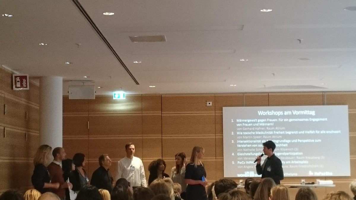 BFMaenner's tweet photo. Der Geschäftsführer des #BFMaenner Dag Schölper ist heute mit einem Workshop zu Männern und moderner Gleichstellungspolitik beim #HeForSheSymp der UN Women dabei. https://t.co/mMfX99SPGX