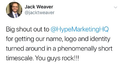 HAPPY CLIENTS!┆Having worked on the #Branding for their new housing initiative 'Just One', we received this wonderful feedback from <a href="/jacktweaver/">Jack Weaver</a> of the @_Flagshipgroup. "We rock!" (Jack's words not ours! 😄)┆