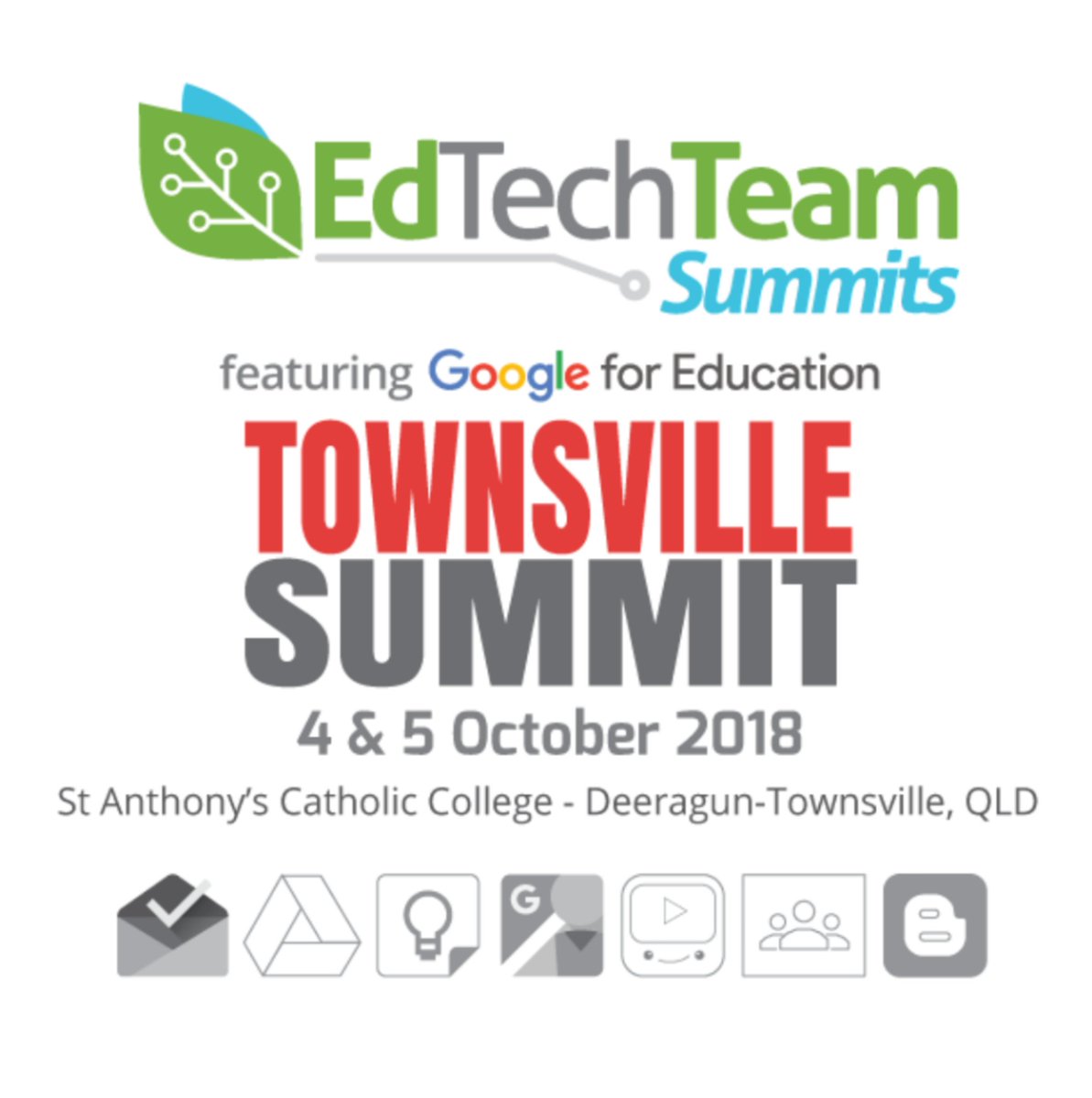 mrchrismaguire's tweet photo. Am excited to present two sessions at the Townsville Edtech Summit. One session on Google Classroom and a session on video feedback - aptly named 'FeedBack to the Future'! Check out speakers, presenters and resources via https://t.co/G21gKDlu93 https://t.co/CAnm1lcWA9